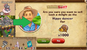 sell hippo dancer