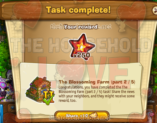 blossoming farm ricompensa parte 2